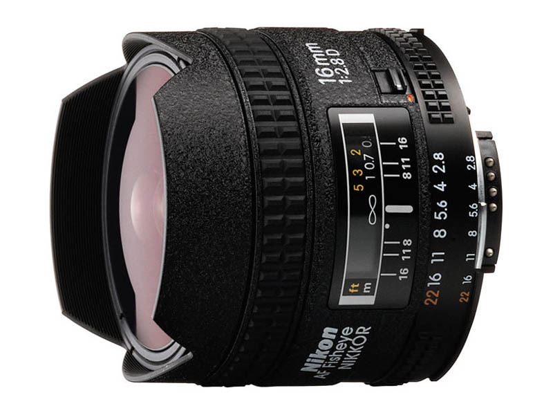 Объектив Nikon AF 16mm f/2.8D Fisheye-Nikkor